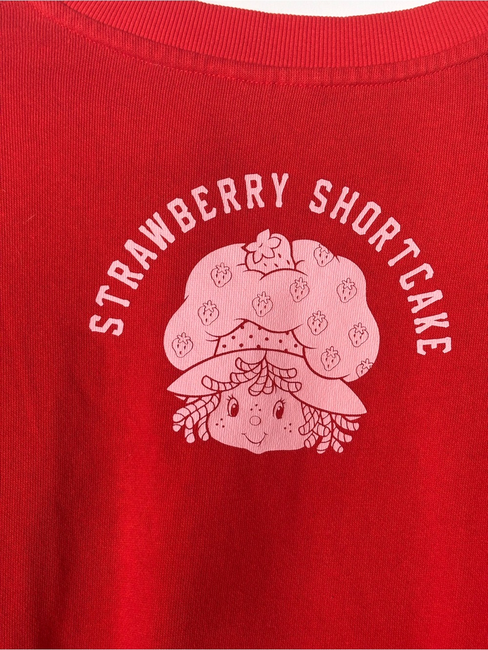 Strawberry‎ Shortcake Red Graphic Sweatshirt Women’s XL - Picture 4 of 9